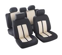 Set Coprisedili Auto Universali Complete Norauto New York City Car Écru/nero