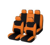 Set Coprisedili Coprisedili Per Auto Protezioni Per Cuscini Universali Per Citroen(Orange full set)