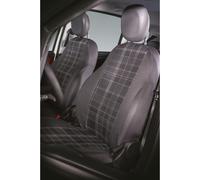 CORA 000129148 Serie completa coprisedili personalizzati Fiat Panda 12> 4 posti post. intero scozzese grigio
