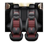 Set Coprisedili Macchina Per Smart Tutti I Modelli Per Fortwo Per Forfour Accessori Per Lo Styling Automatico Accessori Auto Personalizzati Coprisedile Auto In Pelle A 5 Posti(Black Wine red)