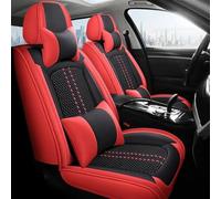 Set Coprisedili Per Auto Coprisedile Auto Con Frammenti Ghiaccio Per Ford Per Focus MK2 Per Edge Per Explorer Per Ecosport Per Fuga Per Escursione Per Everest Coprisedile Anteriore(Nero rosso,Luxury)