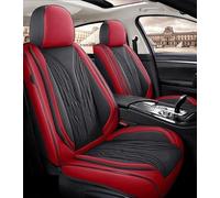 Set Coprisedili Per Auto Coprisedile Auto In Pelle PU Per BMW X1 E84 2009-2024 Protezioni Per Seggiolini Accessori Coprisedile Anteriore(Red black,Standard)