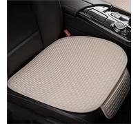Set coprisedili per auto Coprisedile In Cotone E Lino Cani Antisudore Set Completo Protezione Per Seggiolino Traspirante 4 Stagioni Set Copri-Sedile(Beige Seat Pad 1)
