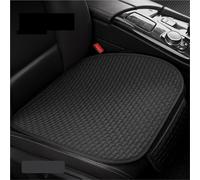 Set coprisedili per auto Coprisedile In Cotone E Lino Cani Antisudore Set Completo Protezione Per Seggiolino Traspirante 4 Stagioni Set Copri-Sedile(Black Seat Pad 1Pcs)