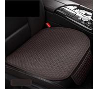 Set coprisedili per auto Coprisedile In Cotone E Lino Cani Antisudore Set Completo Protezione Per Seggiolino Traspirante 4 Stagioni Set Copri-Sedile(Brown Seat Pad 1)