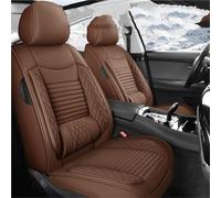 Set coprisedili per auto Coprisedile Tutto Compreso Cuscino Seggiolino Completamente Coprisedile Conducente Passeggero Sedile Singolo Cuscino Universale Tutte Le Stagioni Copri-sedili Auto(Caffè)