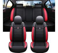 Set coprisedili per auto Coprisedile Universale Per Auto Per Peugeot 208 Per Dodge Per Caliber Per Megane 3 Dettagli Interni Tutti I Modelli Di Set Copri-Sedile(A Black Red)