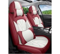 Set coprisedili per auto Coprisedili Per Auto 5D Per SKODA Per Octavia A5 A7 Per Kodiaq Per Superb Per Wagon Per Fabia Per Rapid Per Yeti Per Combi Per Karop Copri-sedili Auto(B White red)