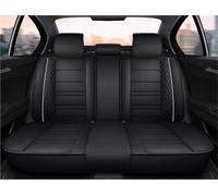 Set coprisedili per auto Coprisedili Per Auto In Pelle PU A Copertura Totale Per SKODA Per Octavia Per Kodiaq Per Superb Per Wagon Per Fabia Per Rapid Per Yeti Copri-sedili Auto(White Back Row)