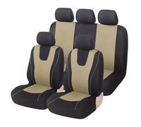 Set Coprisedili Per Auto Per Accord Per City Per Civic CRV CRZ Per Elysion Per Fit Per Jade Per Jazz Per Insight Protezione Seggiolino Coperture Sedile In Tessuto Coprisedile Anteriore(5Seats-Beige)