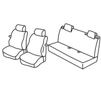 Set coprisedili Superior - Beige - su misura per Fiat Grande Punto 3p (09/05>04/