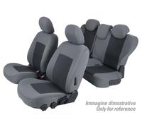 Set coprisedili Superior - Grigio/Nero - su misura per Renault Twingo (03/93>05/