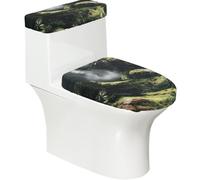 Set copriwater elastico, morbido, liscio, alla moda, durevole, con squisita stampa mare di nuvole e cielo
