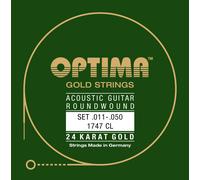 Set corde per chitarra acustica Optima 24K Gold Strings