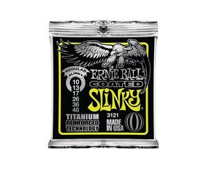 Set corde per chitarra elettrica Ernie Ball 3121 Tianium coated slinkY 010 - 046