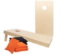 Set Cornhole - 120 x 60 cm - Wicked Wood - Raccomandato ufficialmente dall’ACL - Include 2 x 4 sacchetti - Per uso esterno (Set Cornhole Blanco ACL REC 120x60)
