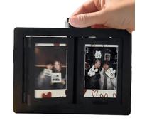 Set cornice - Photo Frame | Album fotografico rotante | Cornice per immagini per la decorazione della galleria di parete | Ornamenti decorazione della tavola titolare di 12 carte per il
