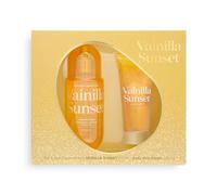 Set corpo Vaniglia Sunset Deliplus | contiene fragranza mist 250ml e latte corpo glitter 100ml | Fragranza & Idratazione