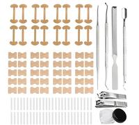 Set Correttore Per Unghie Incarnite 206 Pezzi, Professionali Per La Correzione Delle Unghie, Kit Per Unghie Incarnite E Anche Cerotti, Per Sollievo Dal Dolore Pedicure Domiciliare