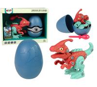 Set costruisci dinosauro Parasaurolophus con uovo e cacciavite