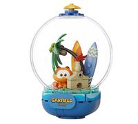 Set costruzione figurine Pantasy Garfield, sulla sua isola paradisiaca (86801)