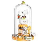 Set costruzione figurine Pantasy Peanuts Snoopy, L'ora del caffè (86903)