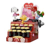 Set costruzione figurine Pantasy Peanuts Snoopy, macchina da scrivere (86913)