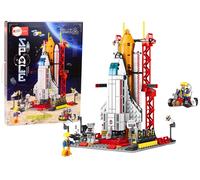 Set Costruzioni Spaziali Razzo e Piattaforma di Lancio