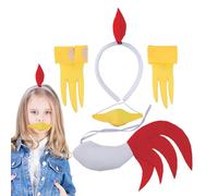 Set costume da animale, costume da prop performante - Costume animale costume per bambini 3D - per costumi per orecchie set di costumi per coda per Halloween e Natale