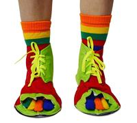 Set Costume Di Scarpe Da Clown E Calzini Per Le Dita Unico Per Adulti