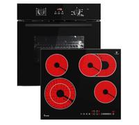Set cottura autosufficiente | 60 cm forno da incasso BO8005FB | 59 cm piano cottura CH5901RL | grill | aria calda | timer automatico | 2 vetri di protezione termica | sicurezza per bambini |