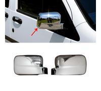 Set cover adesive calotte specchi in acciaio cromo per Ford Connect 2009-2014