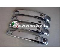 Set cover adesive maniglie in abs cromo cromate per Audi Q5 2008-17 con keyless