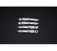 Set cover adesive maniglie in acciaio cromo per Renault Captur I 2013- no Ikey