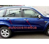 Set cover adesive maniglie in acciaio cromo per Toyota Rav 4 2001-2005