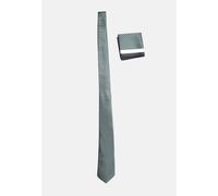 Set Cravatta e Pochette Uomo Verde con Fiori Sartoriale Elegante Cerimonia