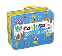 Set Creativo 100 Pennarelli Punta Fine Lavabili con Album da Colorare A4 e
