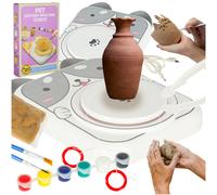Set creativo di ceramica per bambini con motivo di cagnolino in colore grigio
