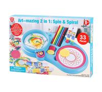 Set creativo di disegno e spin-art per bambini
