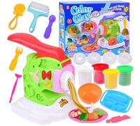 Set creativo di pasta da modellare con pressa e formine, set grande