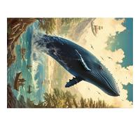 Set Creativo di Puzzle da 1008 Pezzi 6 Puzzle Confezionati Singolarmente per una Sfida Progressiva di 6 Giorni Completato in un'Opera d'Arte 70×50 cm