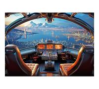 Set Creativo di Puzzle da 1008 Pezzi 6 Puzzle Confezionati Singolarmente per una Sfida Progressiva di 6 Giorni Completato in un'Opera d'Arte 70×50 cm