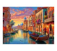 Set Creativo di Puzzle da 1008 Pezzi 6 Puzzle Confezionati Singolarmente per una Sfida Progressiva di 6 Giorni Completato in un'Opera d'Arte 70×50 cm