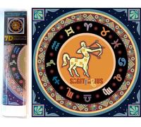 Set creativo per pittura a diamante 7D Segno zodiacale: Sagittario 30x30 cm