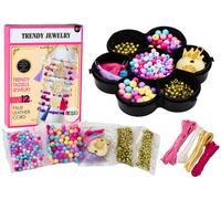 Set creativo per realizzare braccialetti con perline e ciondoli in organizer