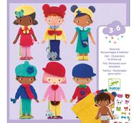 Set creativo per vestire i personaggi Djeco