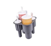 Set creatori ghiaccioli in silicone flessibile Stampo per ghiaccioli creativo a rilascio semplice per riunioni famiglia e feste Stampo per ghiaccio grandi dimensioni