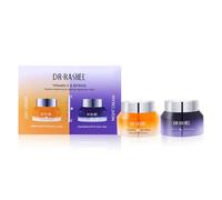 Set crema per la cura del viso con vitamina C e crema da notte con retinolo 2 x 50 ml - Set crema viso per anti invecchiamento, pelle radiosa e curata - Cura della pelle, Skincare, Day Night Cream