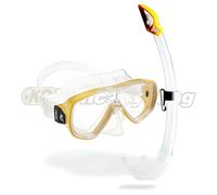 Set CRESSI Maschera Onda e Snorkel Mexico Giallo