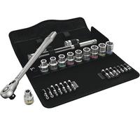 Set Cricchetto Metal 1/2″ passante 28 pezzi Alta Coppia Acciaio Trattato